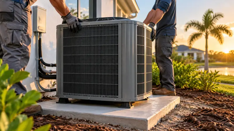 New AC Installation by J & H Air Services in Southwest Florida